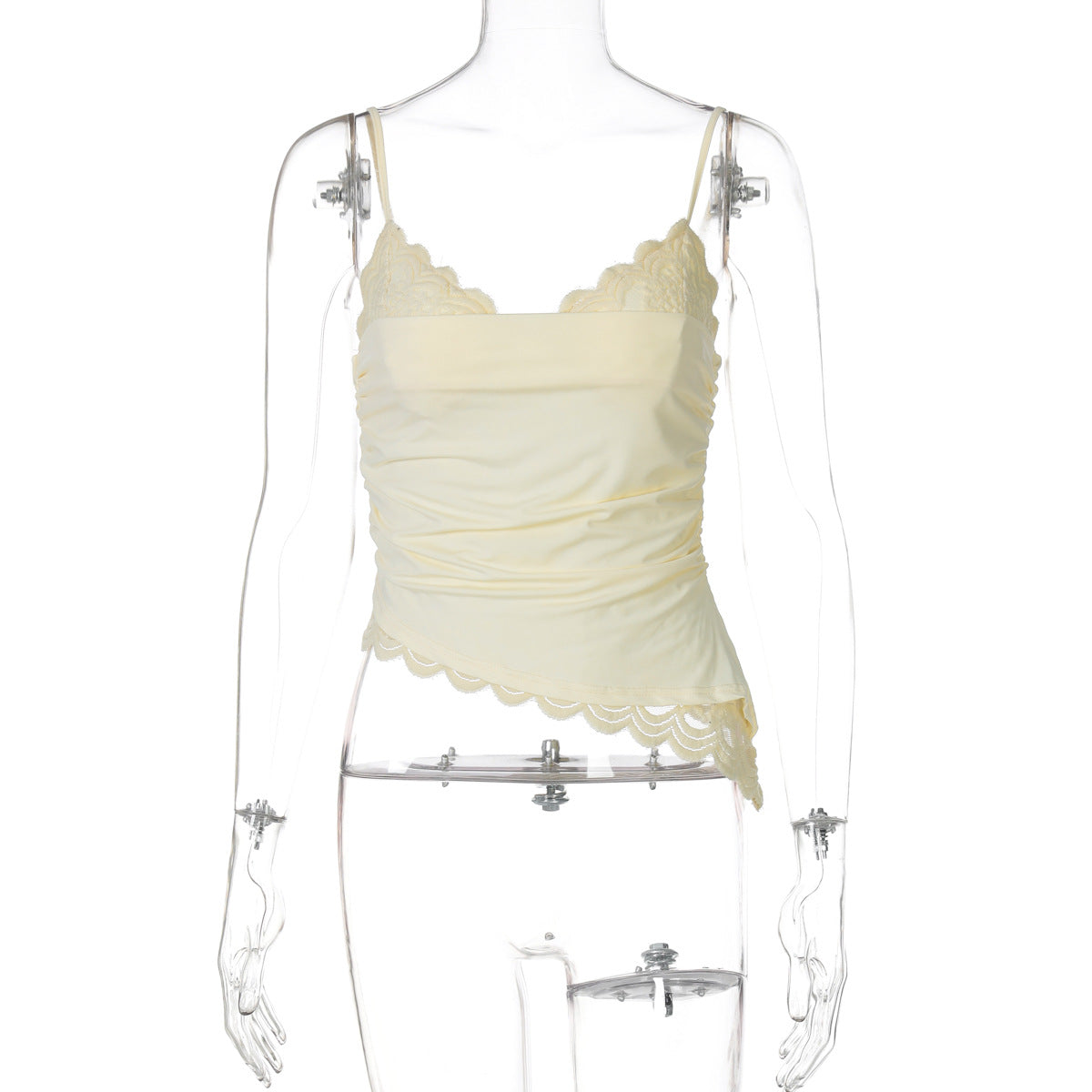 Women Wear Summer Sexy V neck Lace Lace Spaghetti Strap Tops Women