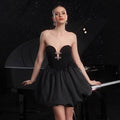 Summer Women Clothing Fashionable Elegant Dress Two Way Wear Bandeau Slim Fit Backless Cocktail Evening Dress
