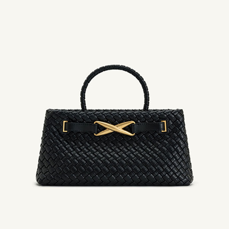 Woven Bag High Grade Handmade Women Woven Bag Casual Large Capacity Bag High Quality Handbag