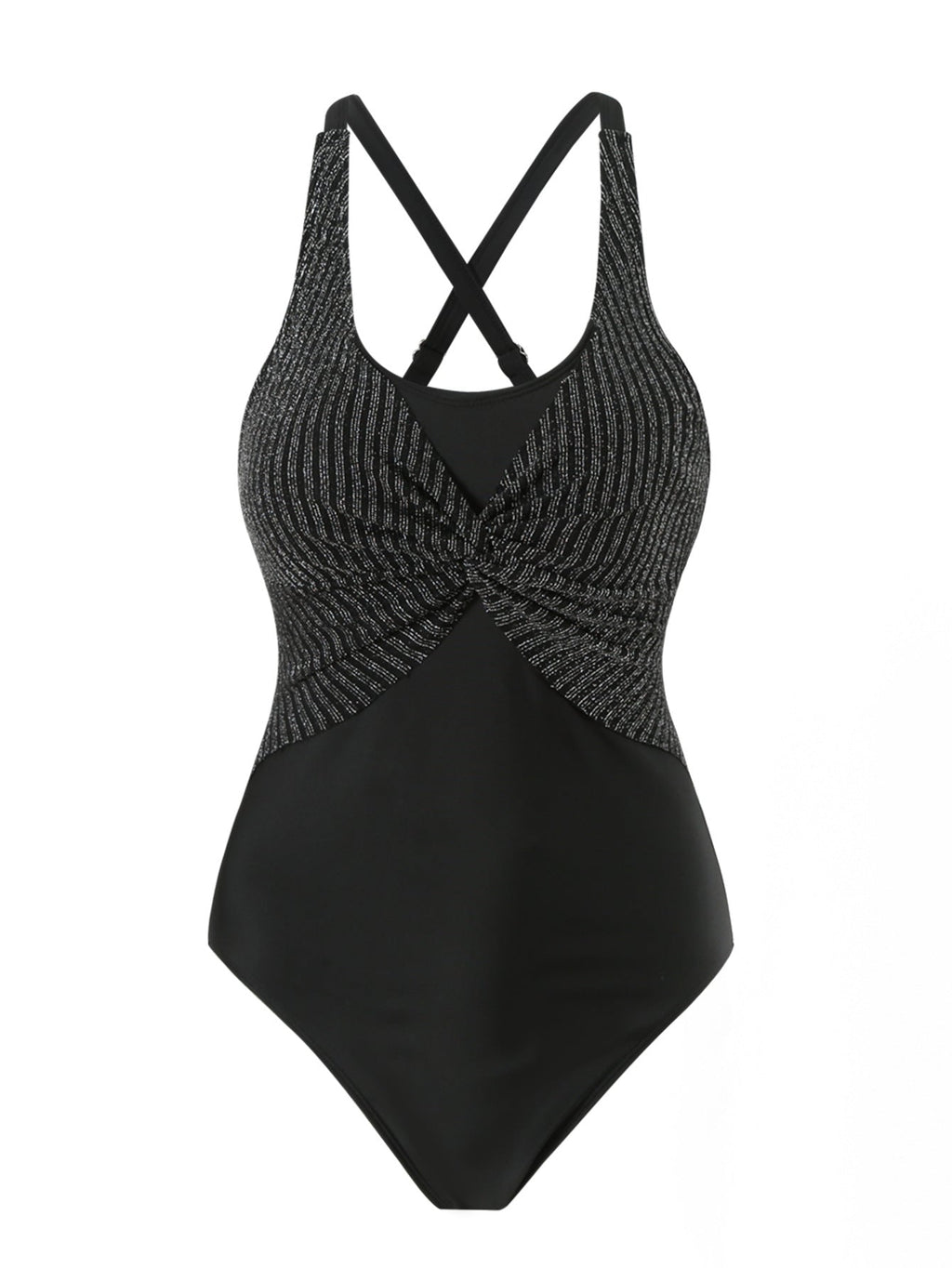 Bikini Solid Color Conservatively Thin Swimsuit at Swimsuit Women