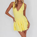 Summer Deep V Plunge Strap Women Clothing Dress Sexy Sling Backless Dress