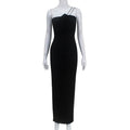 Women Clothing French Sexy Three Dimensional Floral Pleating Elegant Pure Hip Spaghetti Straps Dress