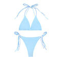 Sexy Bikini Halter Split Swimsuit