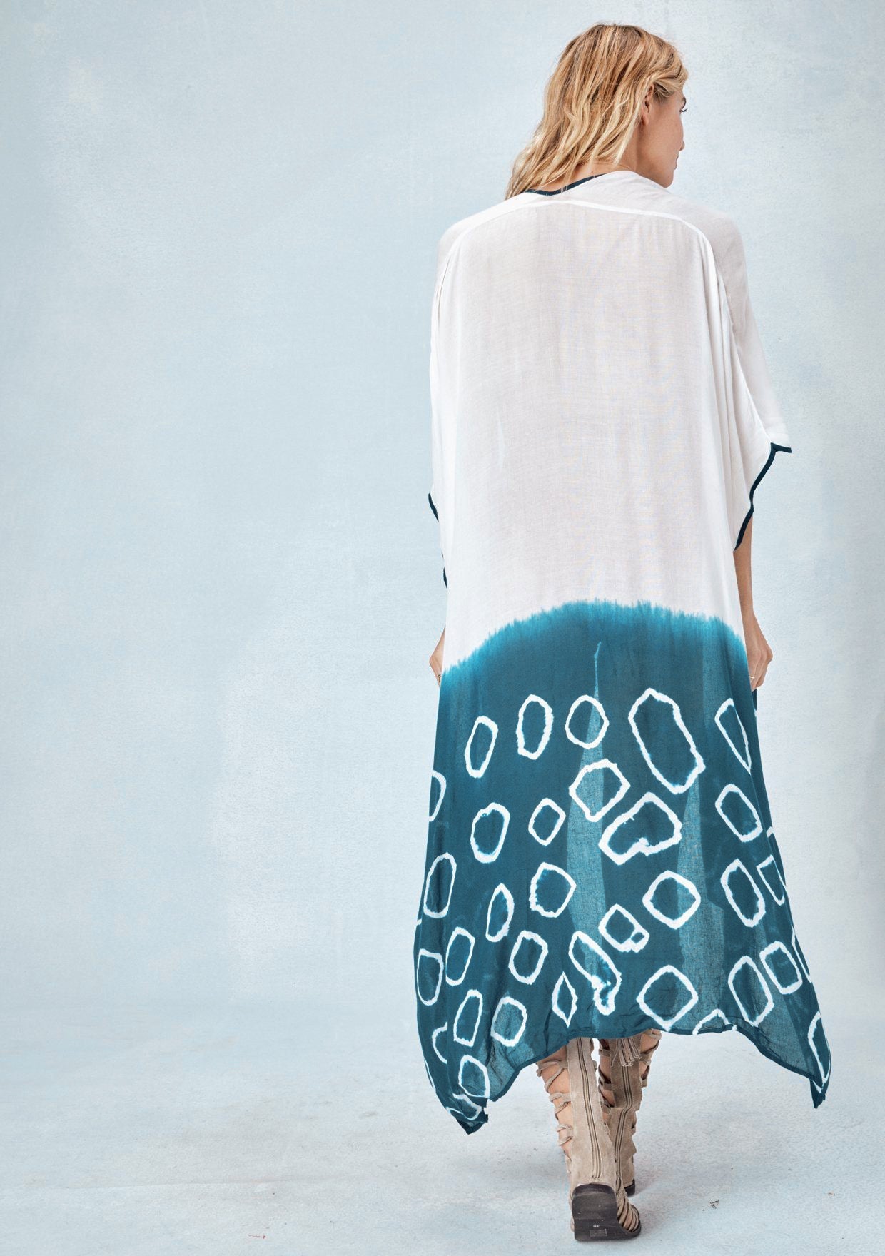 Rayon Printed Cardigan Vacation Casual Beach Bikini Cover