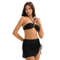 Bikini Three Piece Swimsuit Sexy Backless Triangle Split Swimsuit