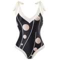 Sexy Swimsuit Women Conservative Cover Belly Lace Up Swimsuit Spring Chiffon Beach Skirt Set