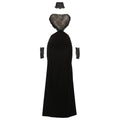 Autumn Winter Women Clothing Sexy Slim Fit Backless Lace Stitching Tube Top Dress