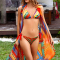 Bikini Printed Three-Piece Set Swimsuit Women Swimsuit Women Sexy