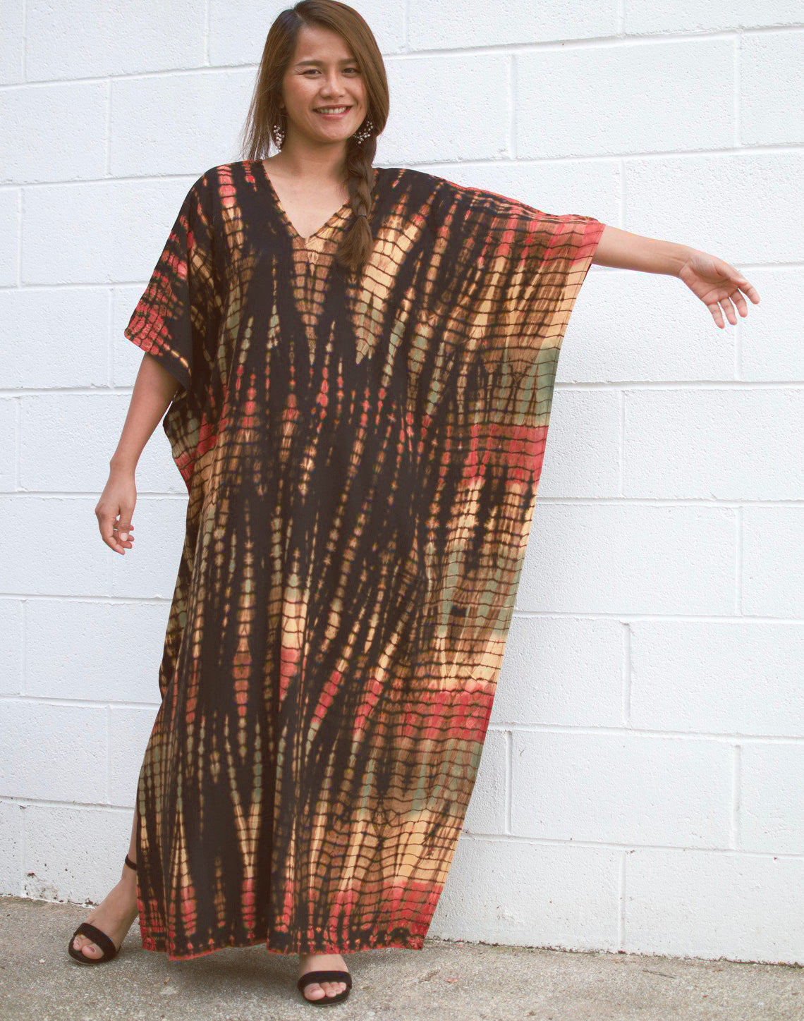 Rayon Halo Dyed Robe Vacation Casual Beach Bikini Cover 25 Colors