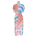 Summer Street Color Striped Long Blouse Casual Sun Proof Sun Protection Clothing