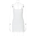 Women Clothing Fresh Sweet Sexy Halter Slim Short Dress