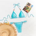 Split Bikini Popular Lady Sexy Velvet Swimsuit Swimwear
