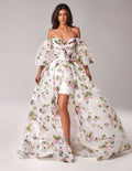 Tube Top Sexy Long Evening Dress Suspenders High End Split Elegant Dress