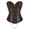 Gothic Court Chain Decoration Body Shaping Belly Shaping Top Women Supply