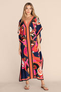 Fabrics Printed Robe Vacation Casual Beach Bikini Cover