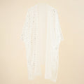 Sequ Solid Color Sun Protection Beach Seaside Holiday Sun Protection Clothing Mid Length Blouse