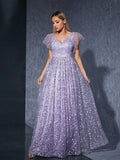 Embroidered Large Skirt Dress Photo Taking Ball Niche Evening Dress Dinner Formal Dress