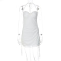 Women Clothing Spring Sexy Halter Strap Skinny Sheath Dress