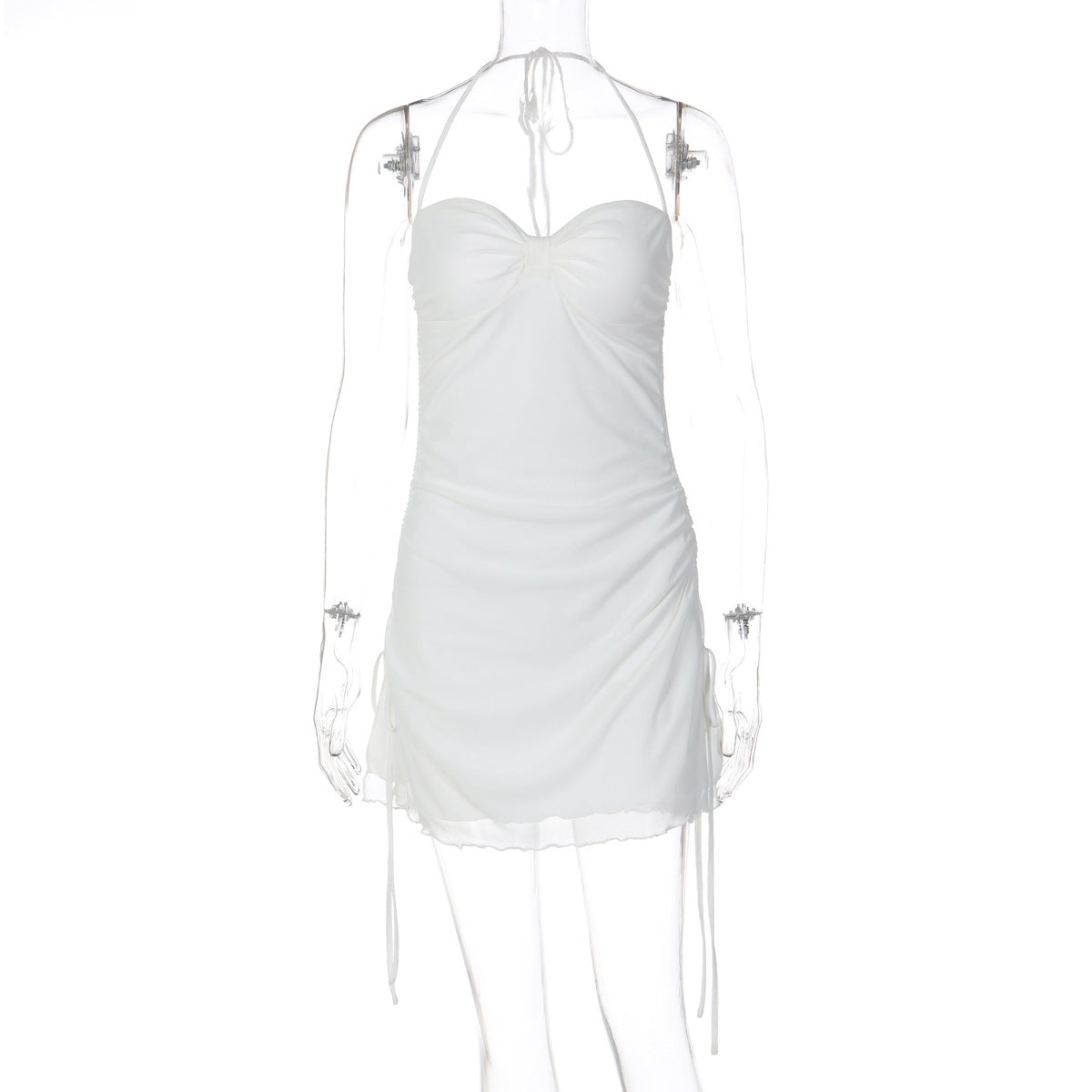 Women Clothing Spring Sexy Halter Strap Skinny Sheath Dress