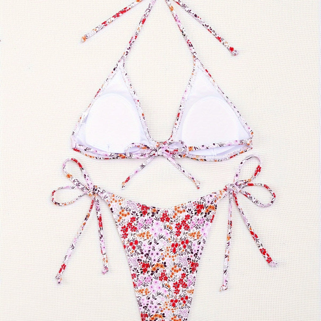Women Clothing Floral Bikini Direct Supply Swimsuit Women