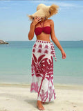 Bikini Women Split High Waist Three Piece Swimsuit Cover Swimsuit