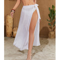 Beach Sun Protective Clothing Sexy Beach Seaside Holiday Lace Up Skirt Crochet hook