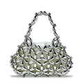 Summer Handbag Mini Bag Beaded Diamond Bag Woven Mobile Phone Bag Daily Casual Travel