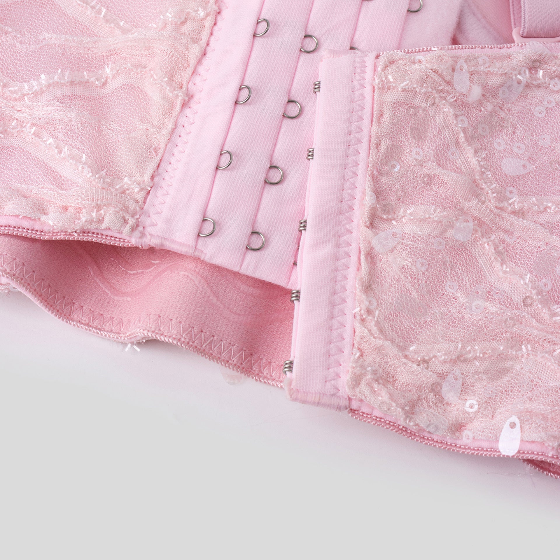Original Design Three Dimensional Floral Rhinestone Embedded Body Shaping Tube Top Outer Wear Boning Corset Top Sling Bra