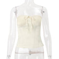 Women Clothing Summer Sexy French Sexy off Neck Wrapped Chest Vest Top for Women