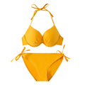 Beach Vacation Underwire Bikini Swimsuit Women Underwire Gather Big Small Breasts Sexy Three Point Swimsuit Women