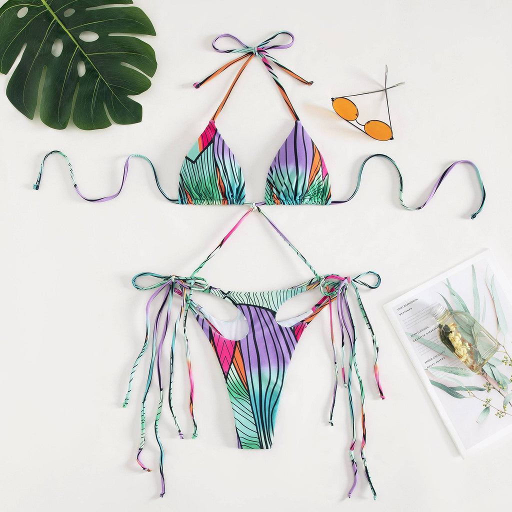 Quality Bikini Bikini Tassel High Elastic Split Swimsuit Bikini Swimsuit