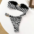 Striped Sexy Split Swimsuit Women Three Point Bikini Beach Spring Swimsuit Bikini