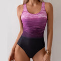 Women One Piece Beach Swimsuit Sexy Gradient One Piece Swimsuit