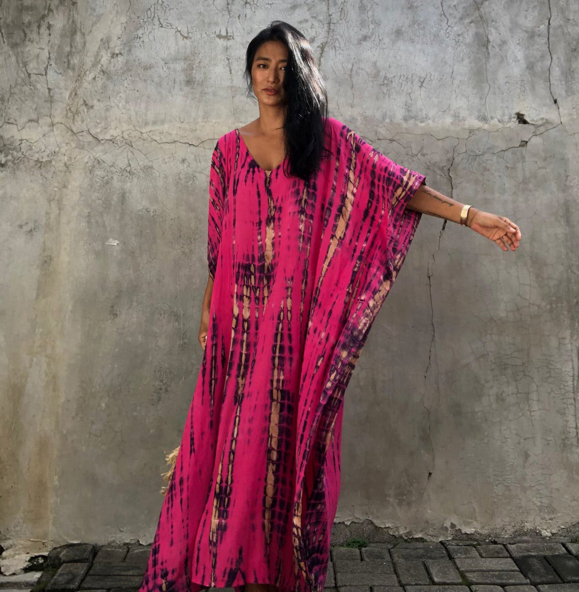 Rayon Halo Dyed Robe Vacation Casual Beach Bikini Cover 25 Colors
