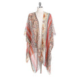Spring Summer Paisley Pattern Kimono Cardigan Sun Protection Sun Shade Blouse