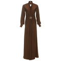 Fall Women Clothing Elegant Sexy Deep V Plunge neck Slim Fit Slit Long Sleeve Dress Women