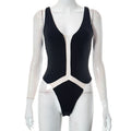 Women Clothing Summer Sexy Mesh See through Skinny Hip Raise Jumpsuit