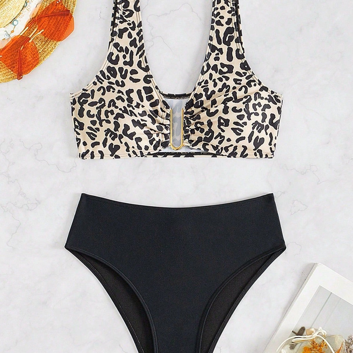 Sexy Women Swimsuit Women Fission Swimsuit Sexy Leopard Print Summer Beach Swimwear